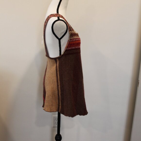 Free People Floral/Wool Tank Top Size Medium - Picture 4 of 9